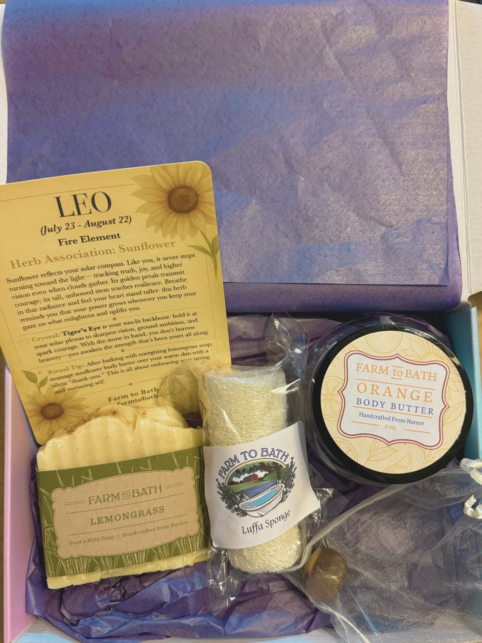 Leo ♌︎ - Zodiac Spa Kit