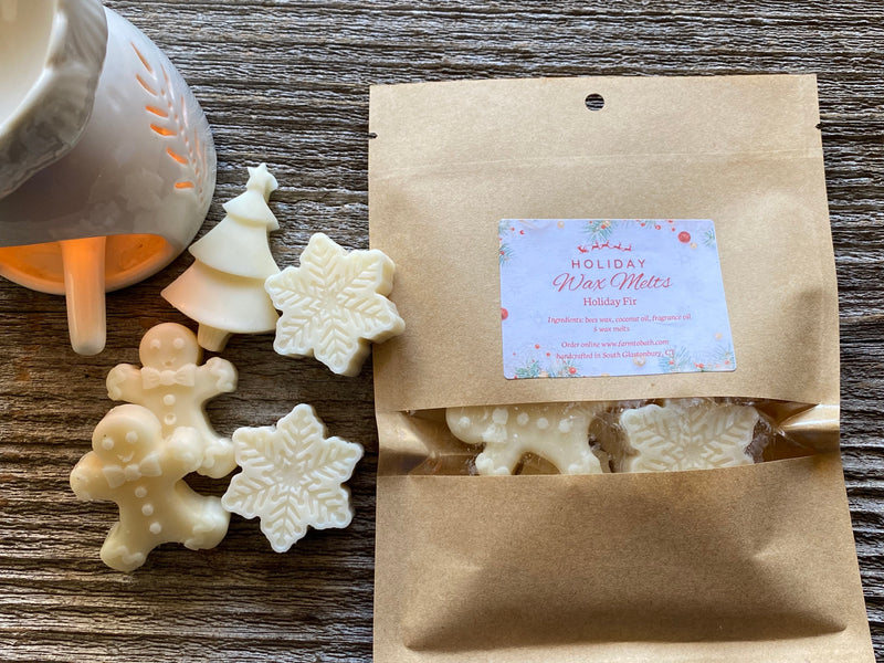 Holiday Fir Wax Melts - Trio of Festive Shapes