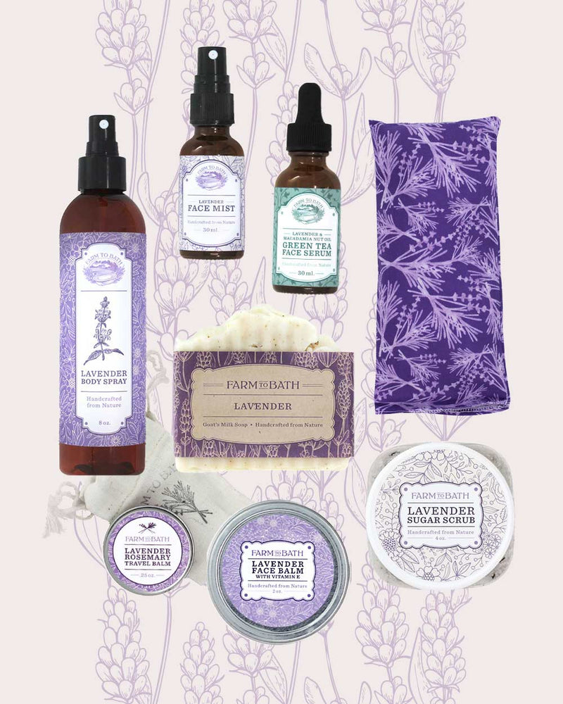Lavender Lovers Pampered Ultimate Gift Box 