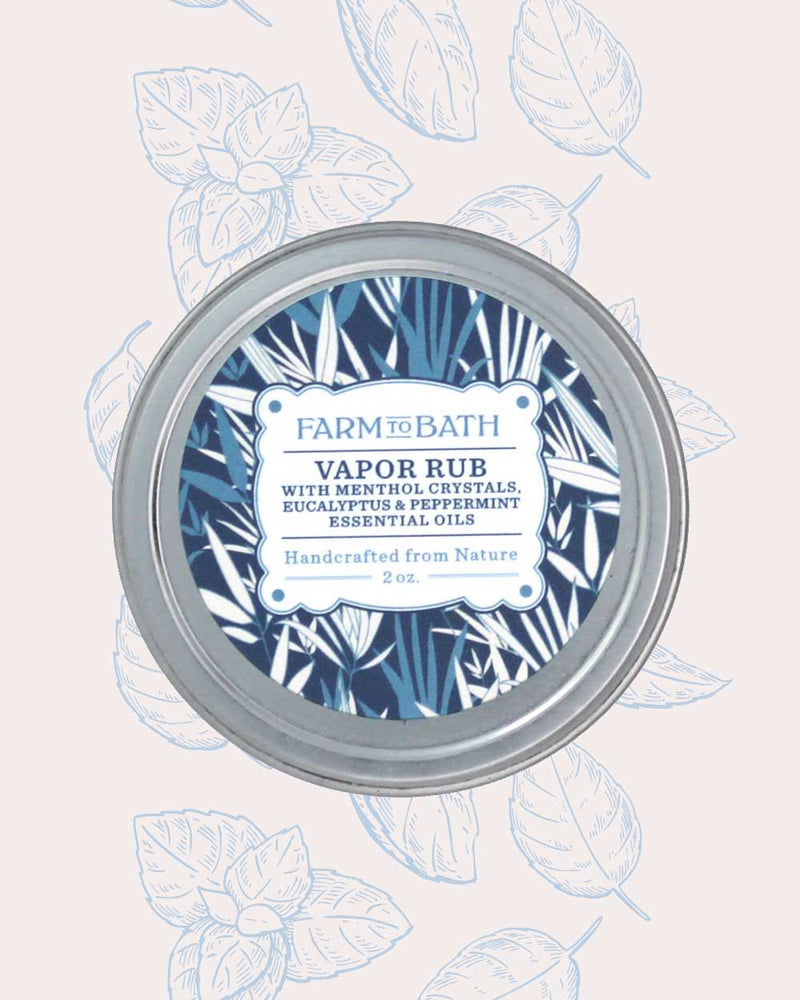 Vapor Rub with Menthol Crystals, Eucalyptus and Peppermint Essential Oils
