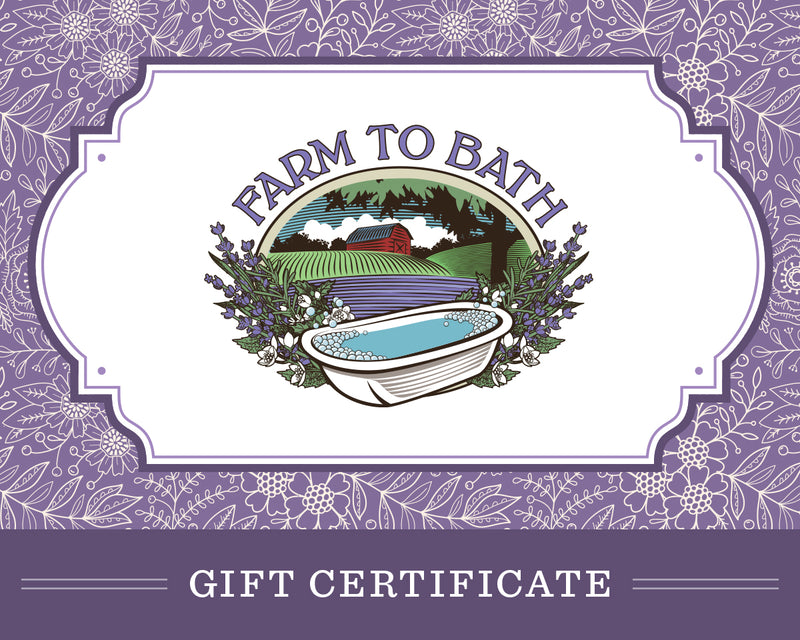 Farm to Bath Gift Card